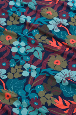 Brooklyn Trousers Slow Bloomer | Navy Peony