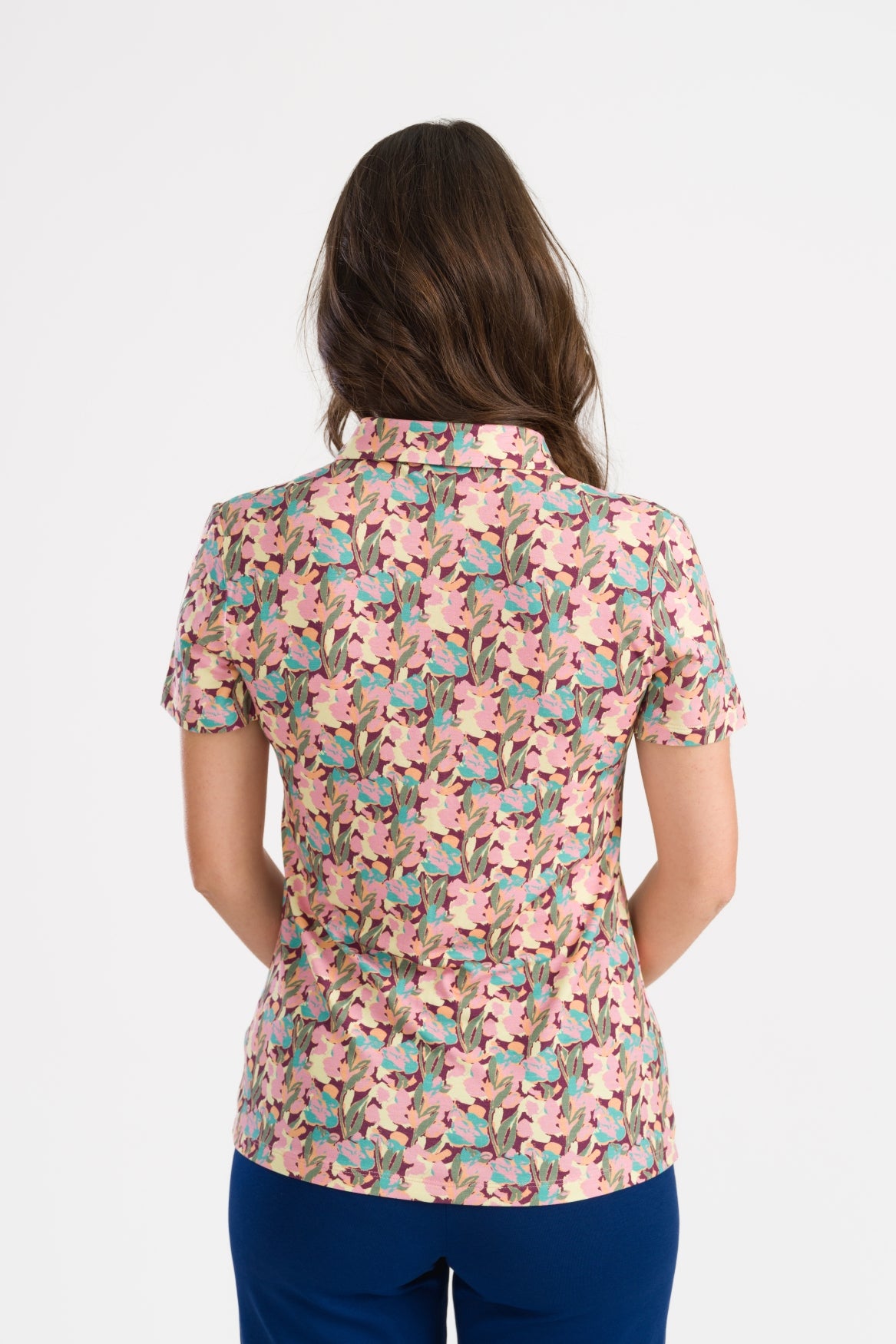 Sill Bluse SS Calypso | Amaranth