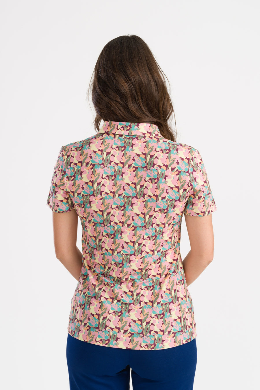 Sill Bluse SS Calypso | Amaranth