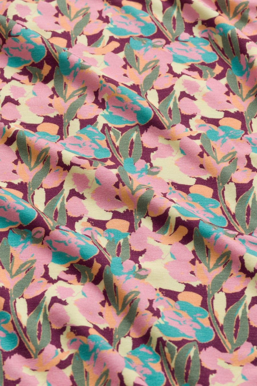 Sill Bluse SS Calypso | Amaranth
