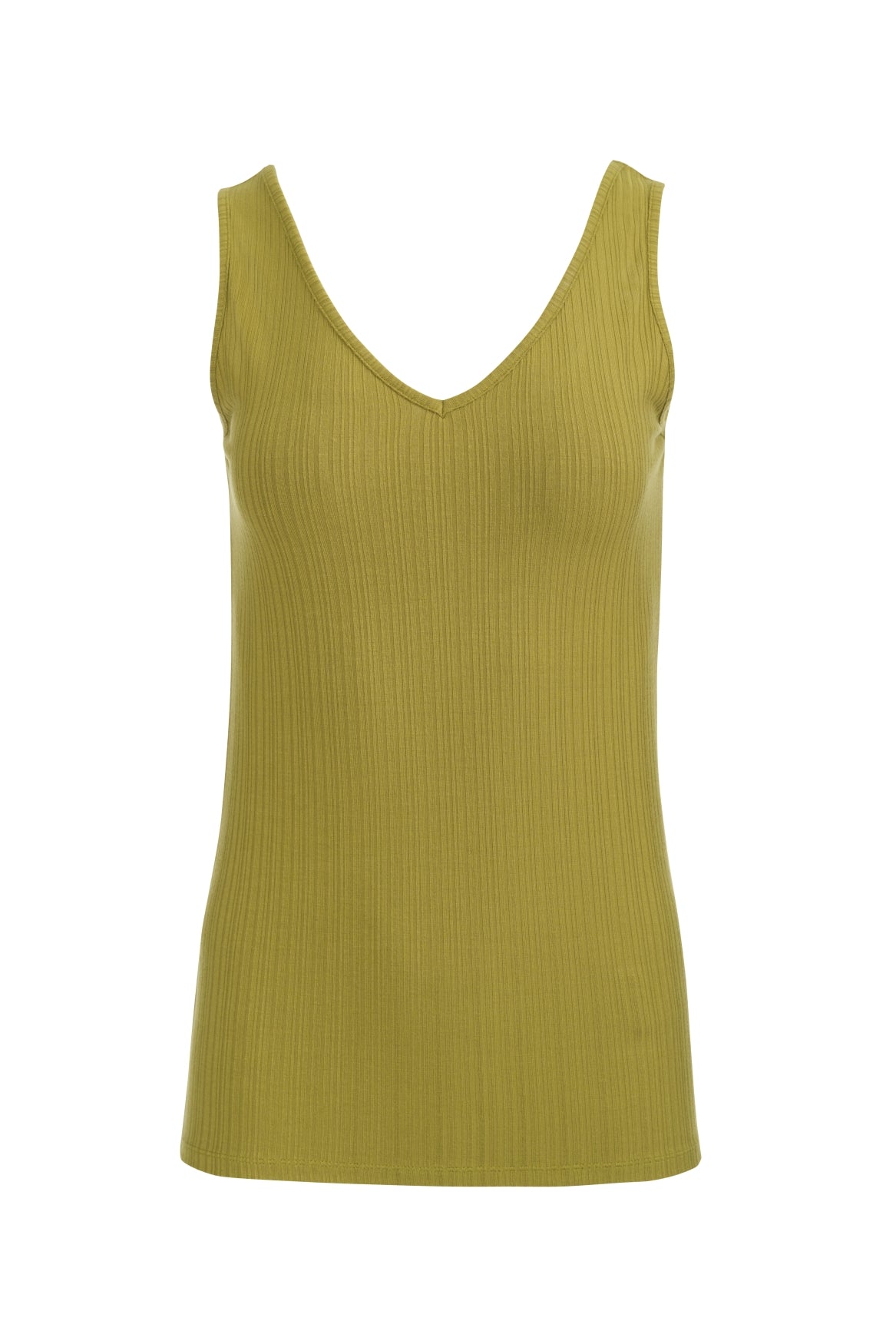Stella Tanktop Jersey Ripp | Golden Cypress