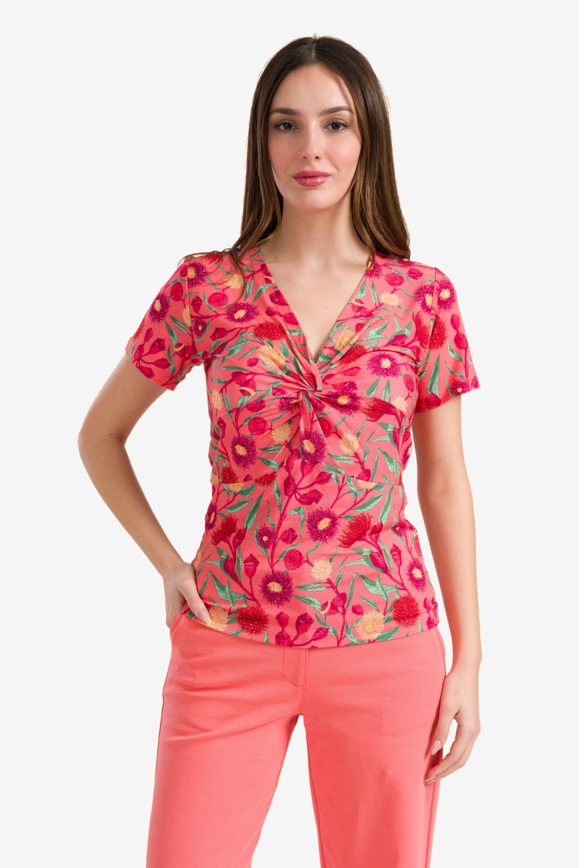 Angela Kurzarmtop | Wild Bouquet