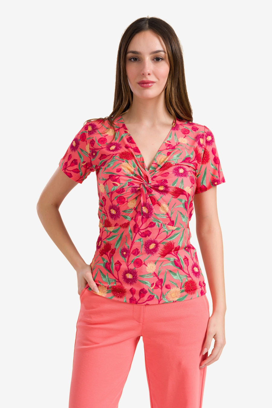 Angela Kurzarmtop | Wild Bouquet