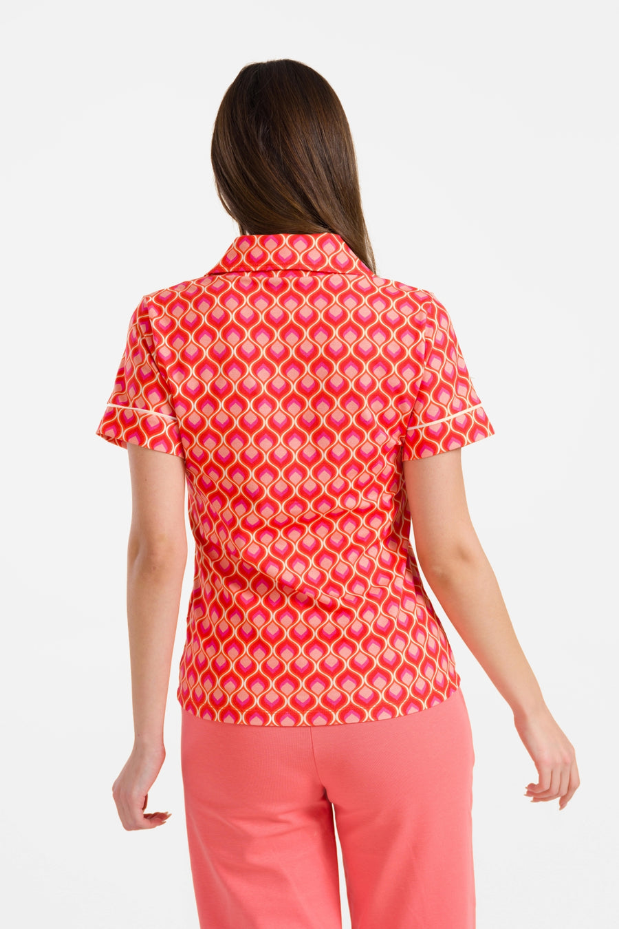 Sara-Bluse, Kurzarm | Retro-Touch