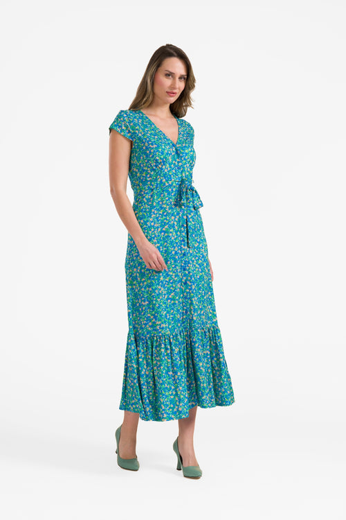 Maud maxi dress short sleeve | Spring String