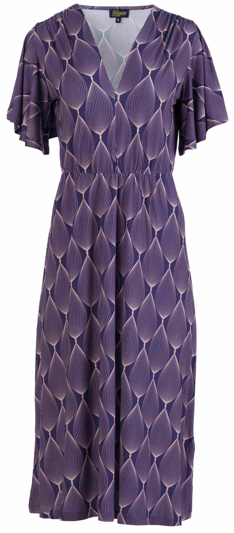 Trix butterfly sleeve dress | Big Graphic Oval