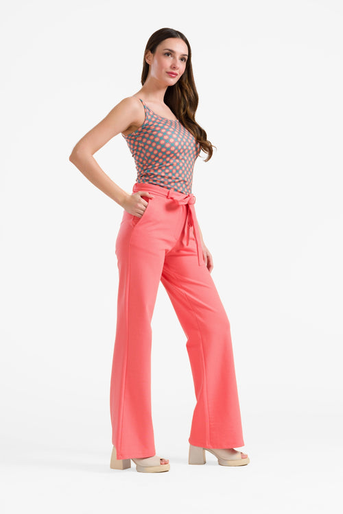 Sue trousers | Interlock Coral
