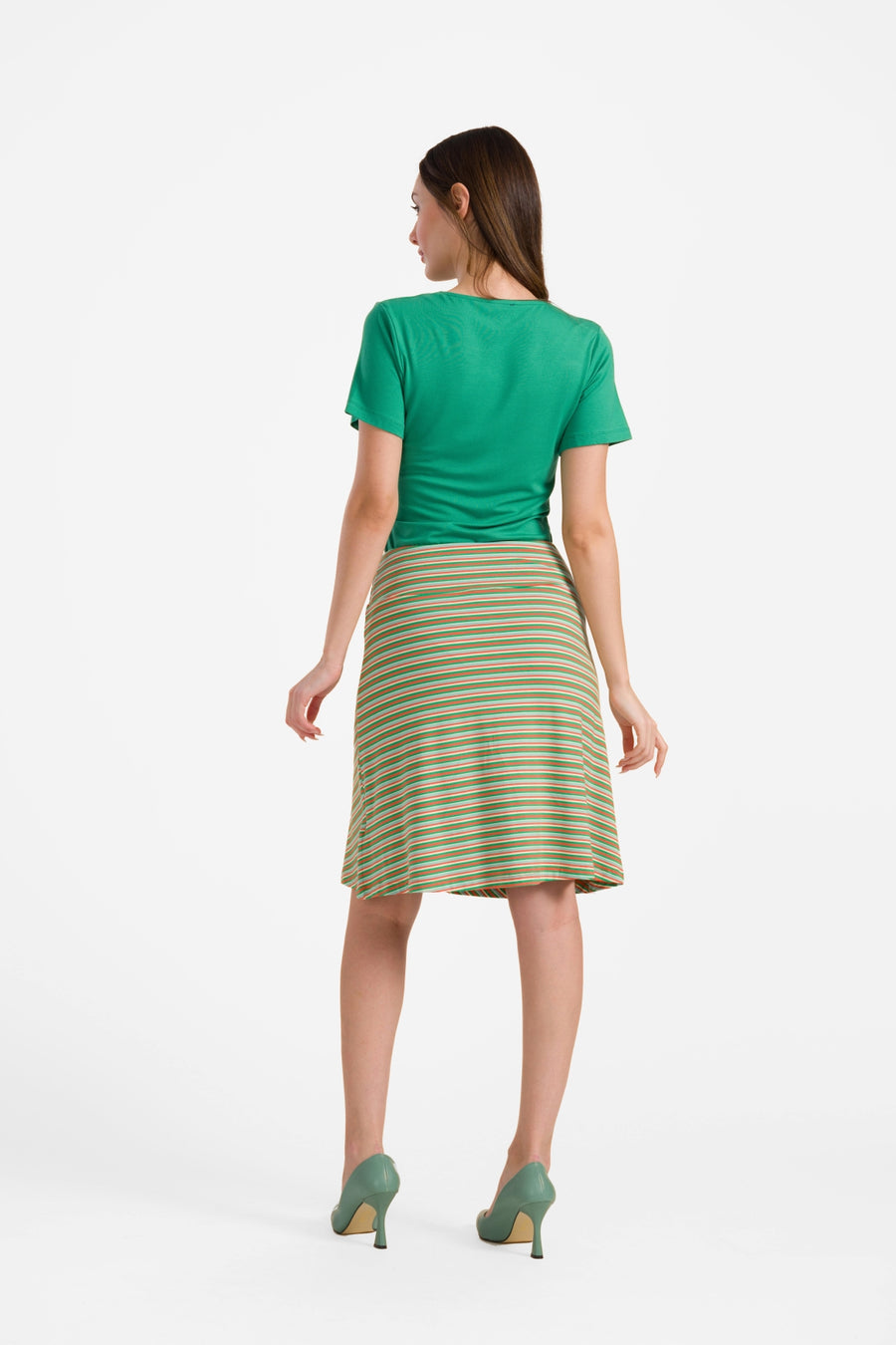 Esme skirt | Summer Stripes Green