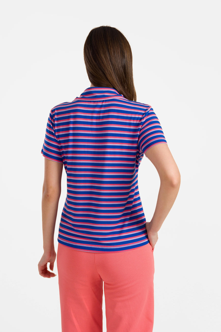 Suzy top short sleeve | Happy Stripes Blue