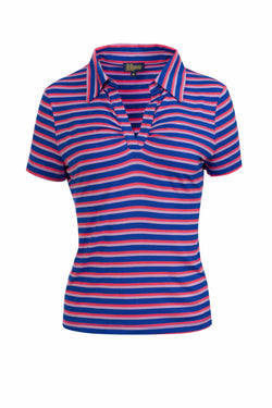 Suzy top short sleeve | Happy Stripes Blue