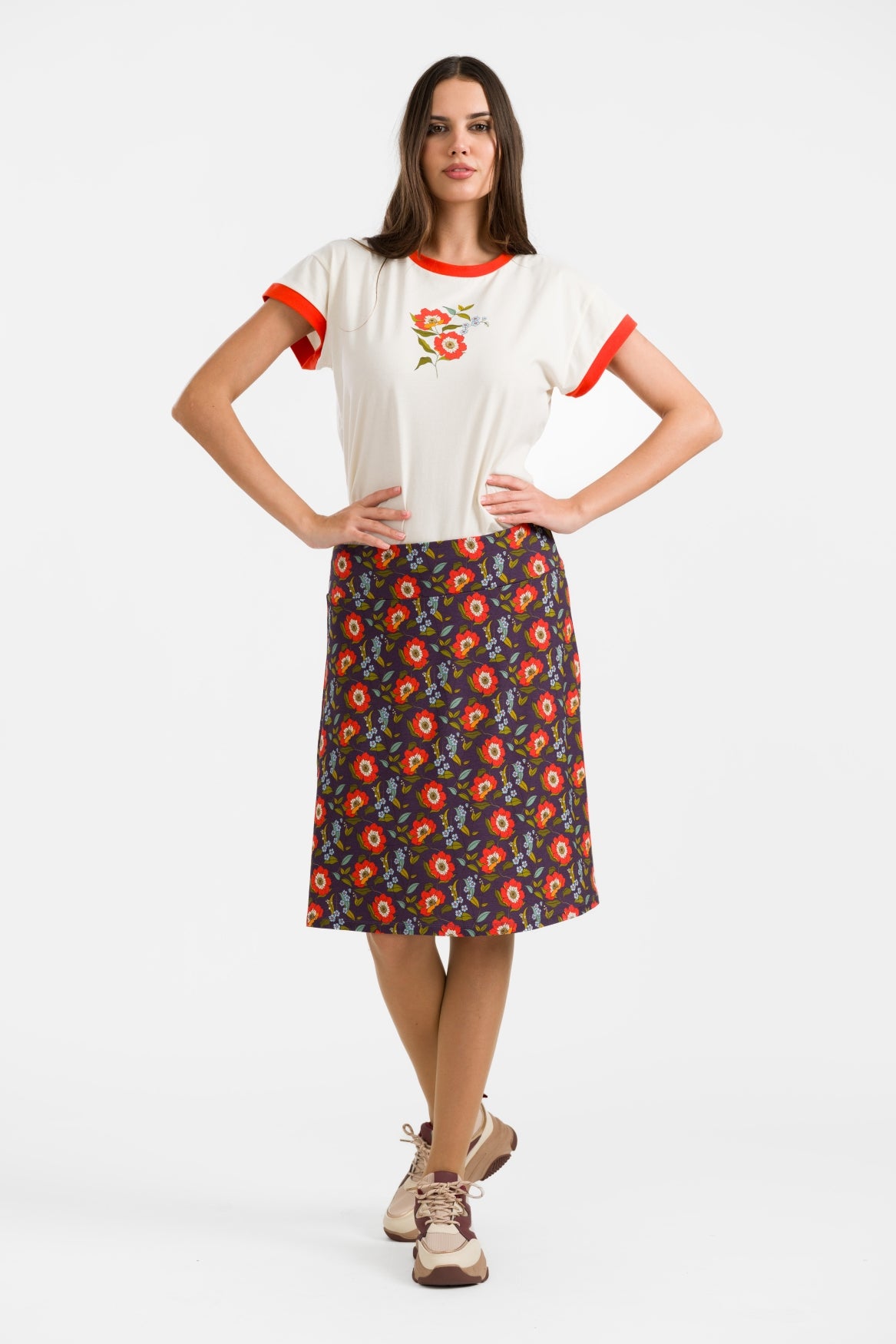 Esmee Skirt | Purple Poppy