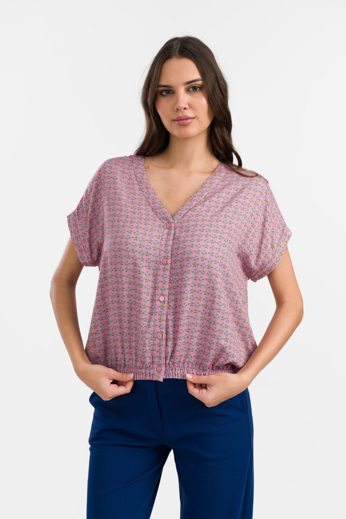 Evy Bluse Kurzarm | So süß