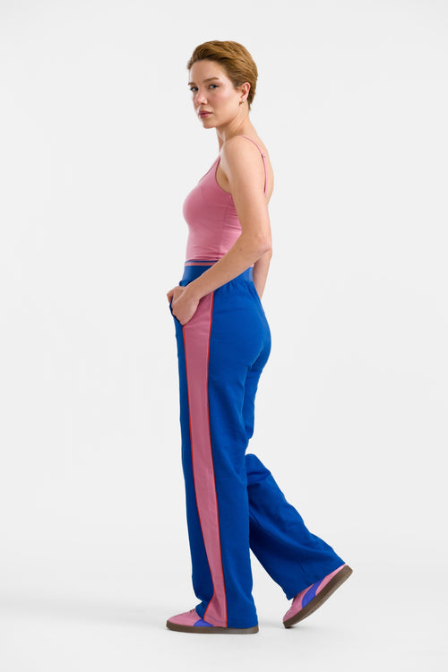 Hailey Trousers | Punta Di Roma Blue