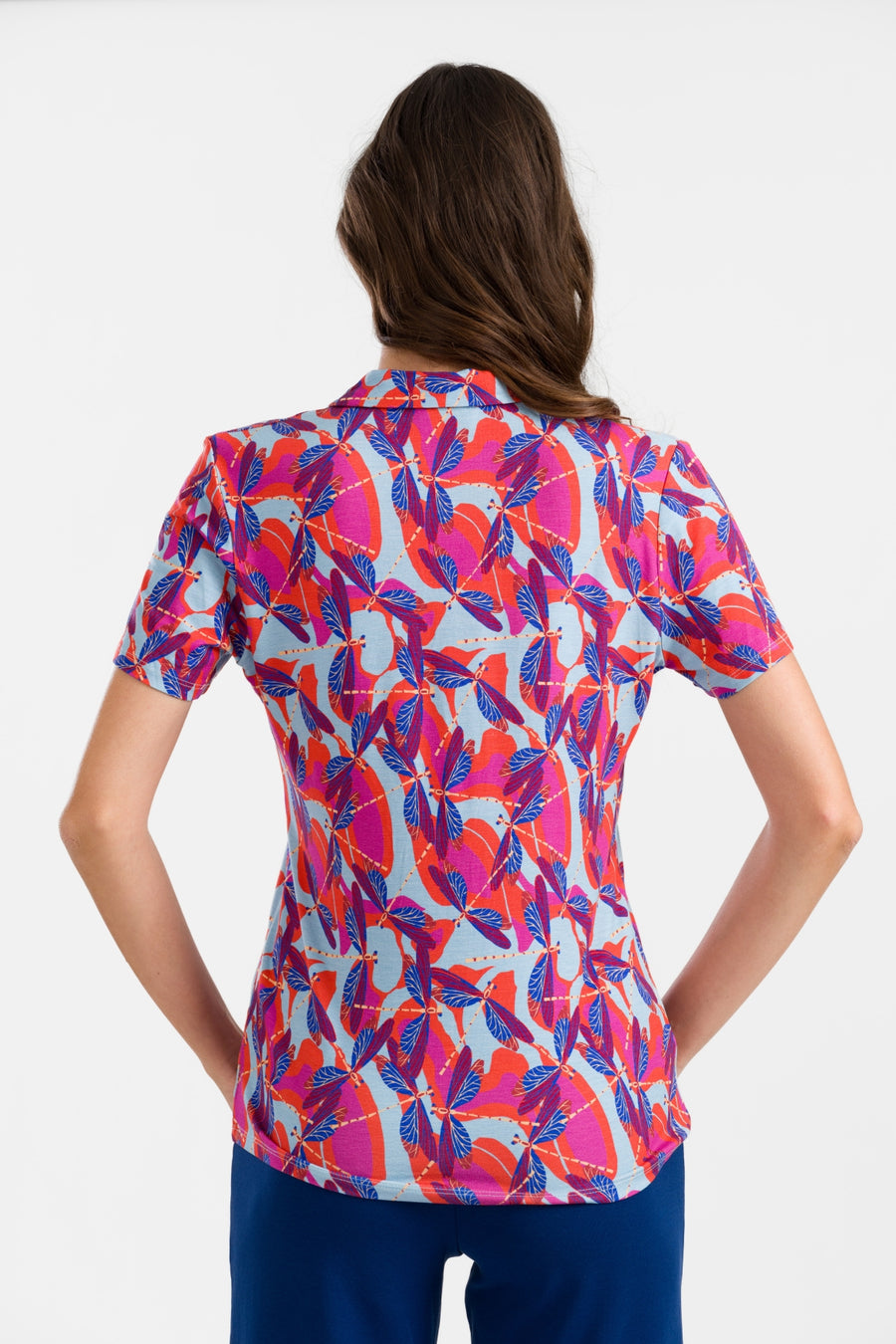Lena Bluse Kurzarm | Dragonfly Disco