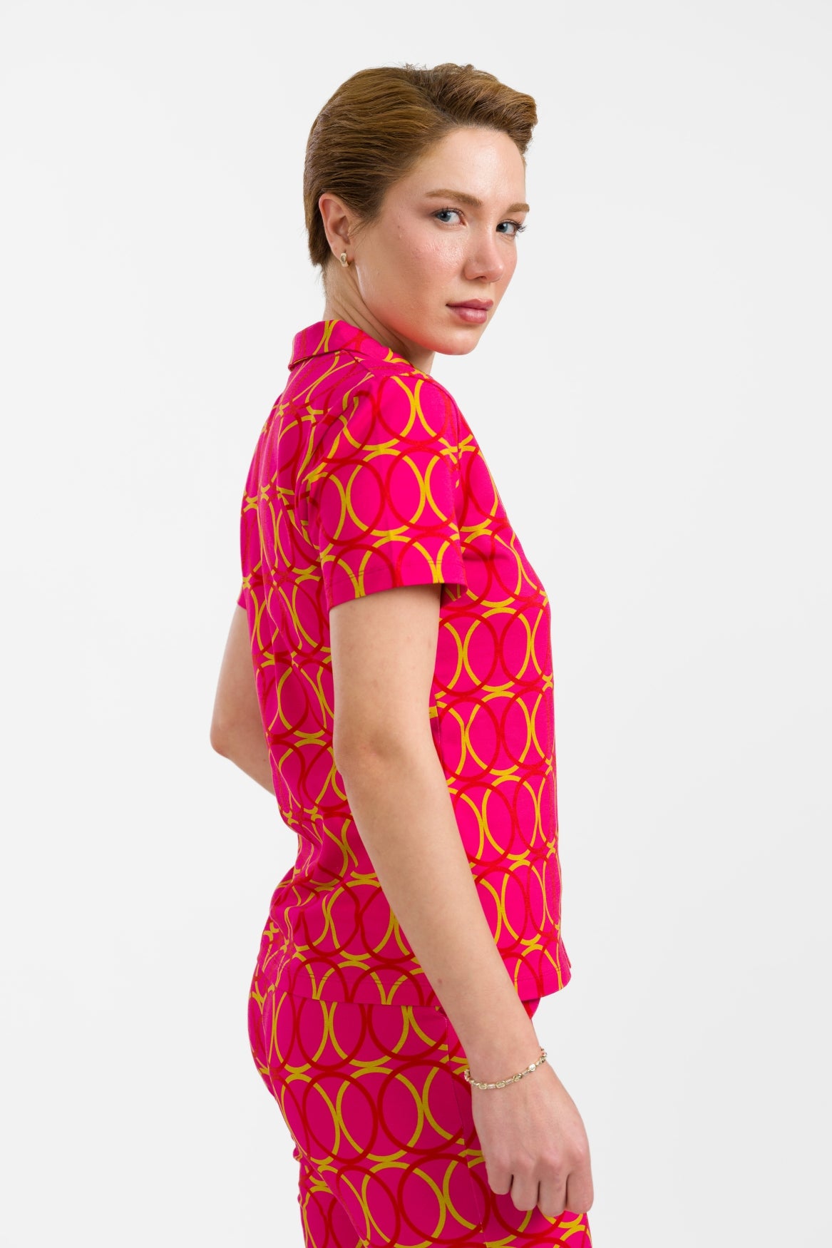 Lena Blouse Short Sleeve | Bubble Beat