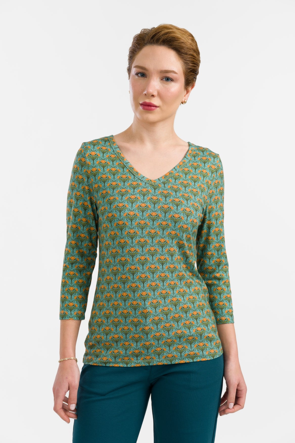Lynn Top 3/4 Ärmel | Blooming