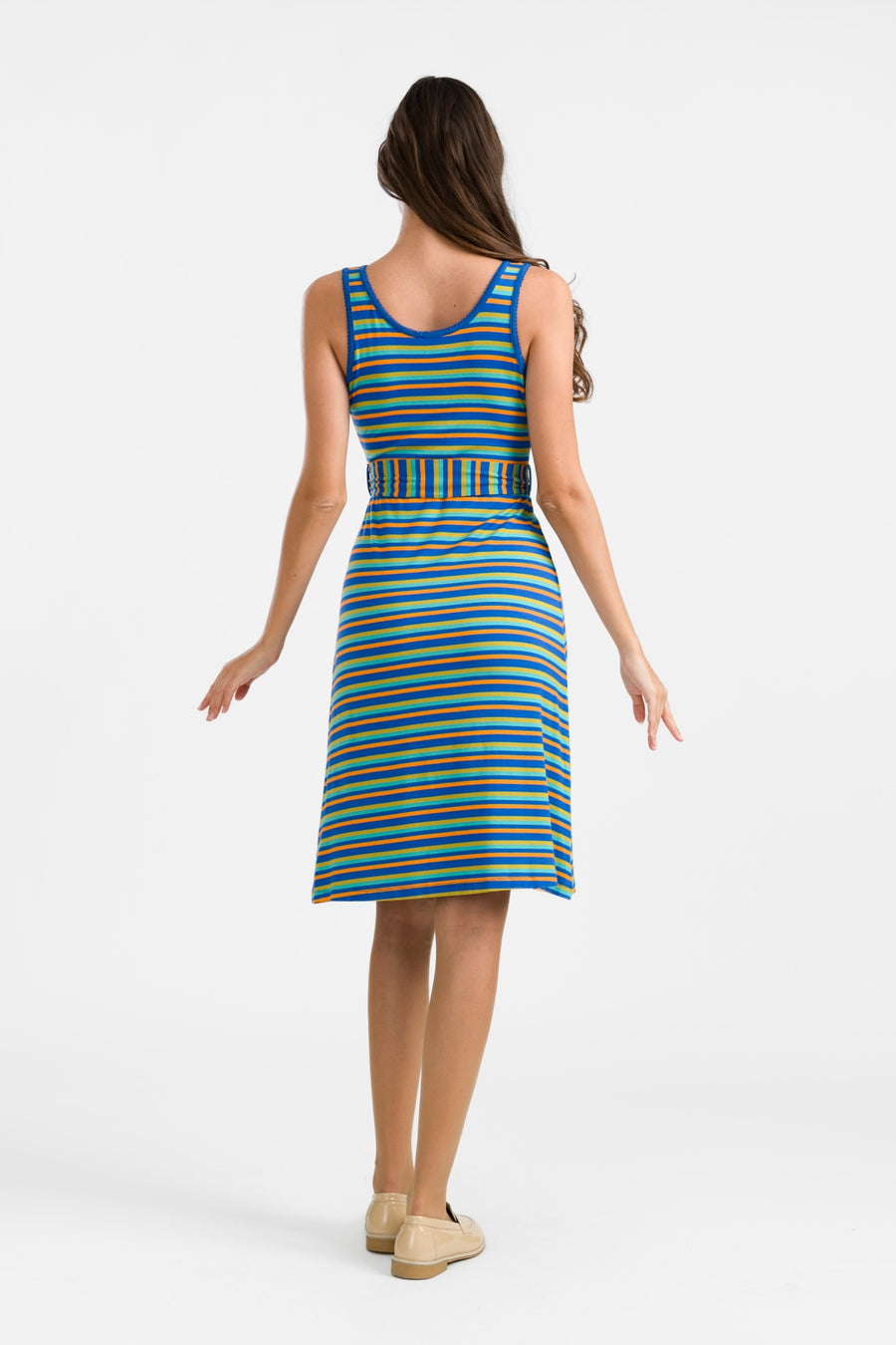 Ärmelloses Milly-Kleid | Groovy Stripes