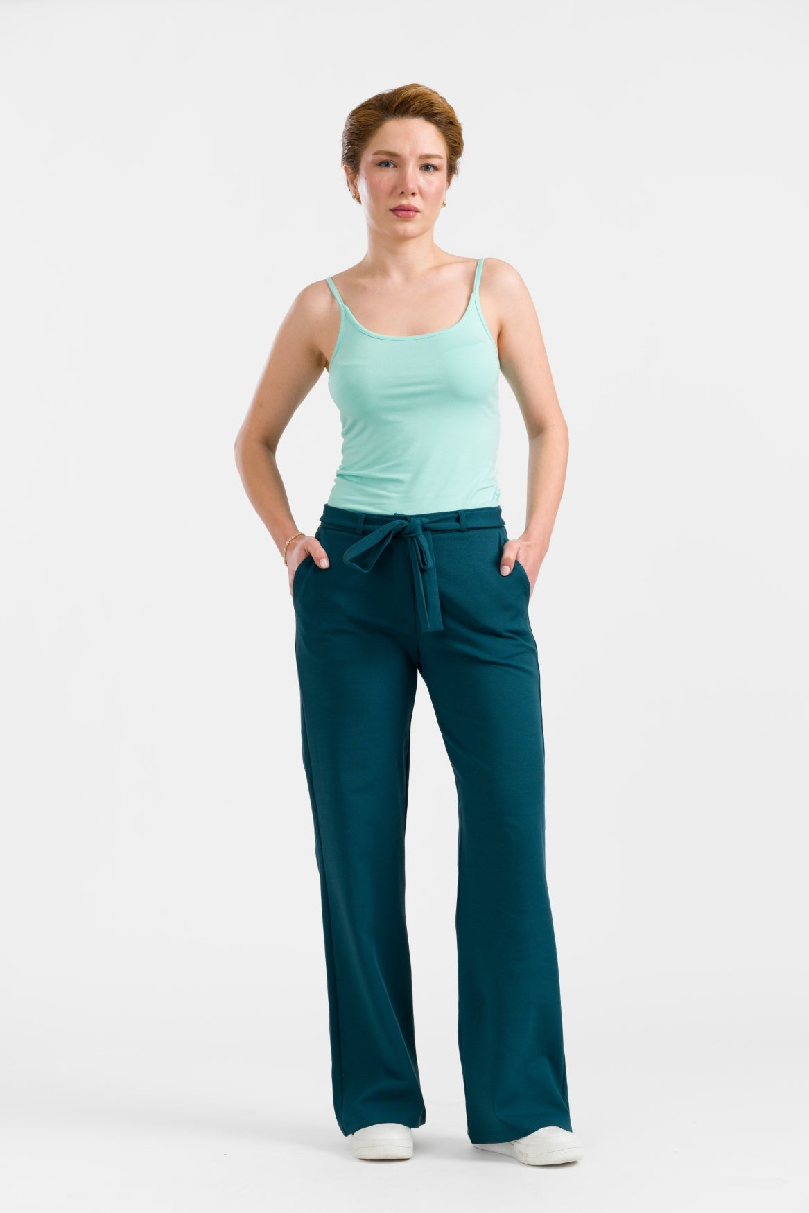 Sue Trousers | Punta Di Roma Petrol