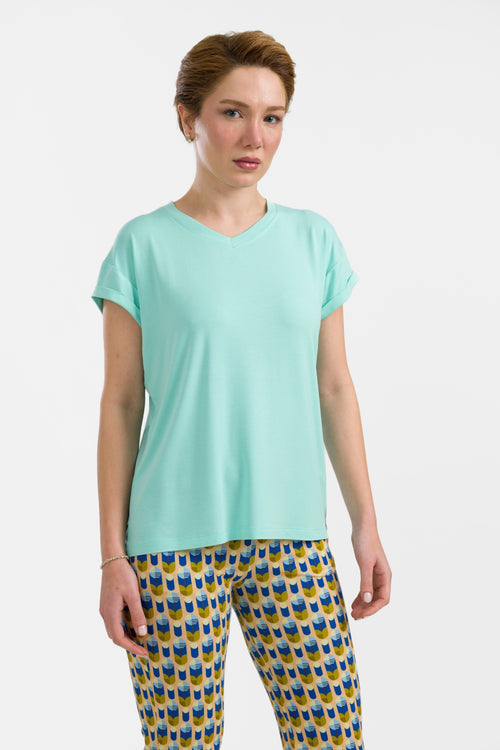 Vera Top | Plain Mint