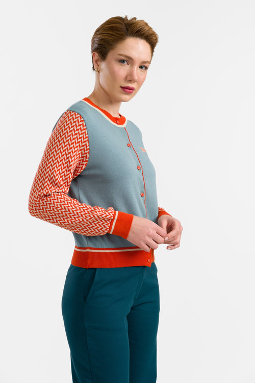 Knitwear Cardigan | Flowers