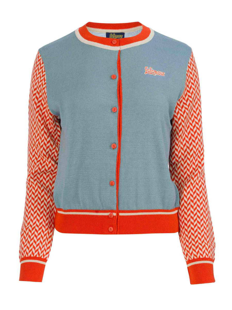 Strickjacke | Blumen