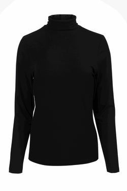 Rose Top | Ecovero Schlichtes Schwarz