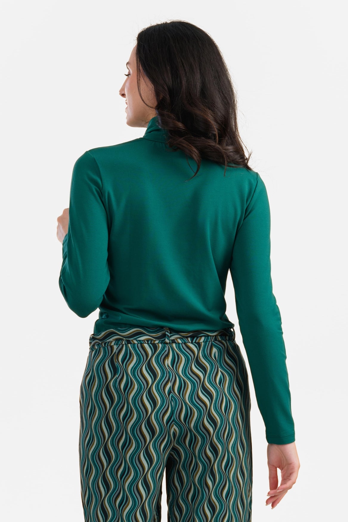 Rosentop | Ecovero Plain Green