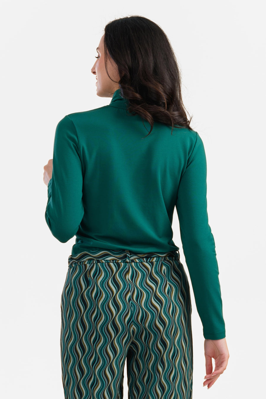 Rosentop | Ecovero Plain Green