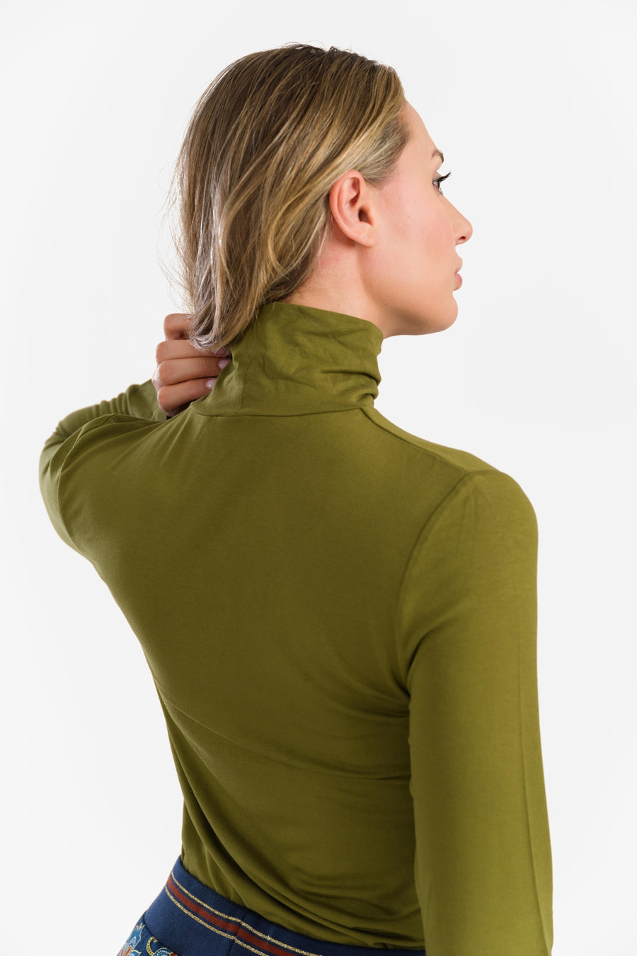 Rosentop | Ecovero Plain Olive