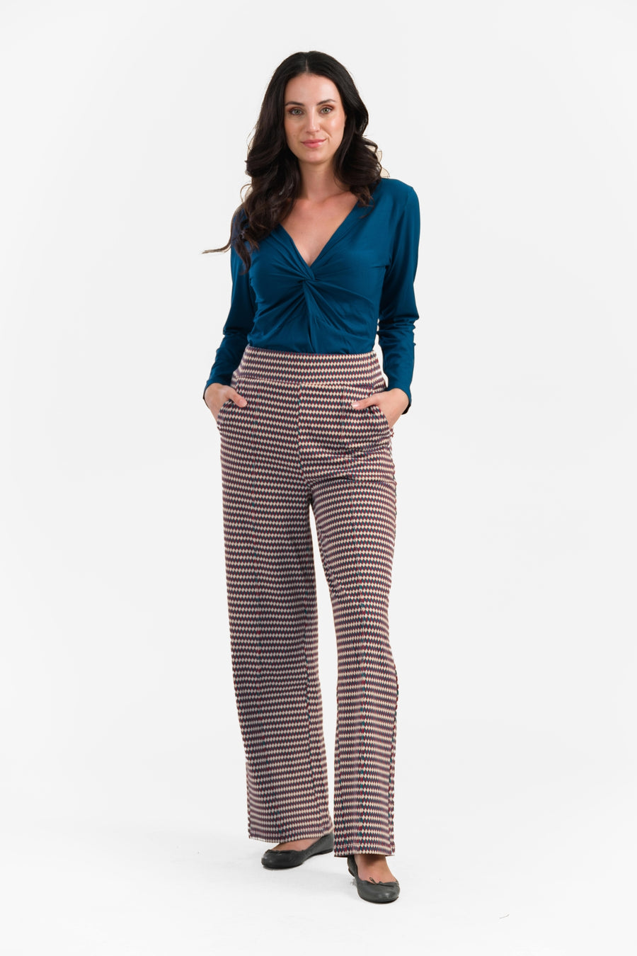 Hailey Trousers | Jacquard