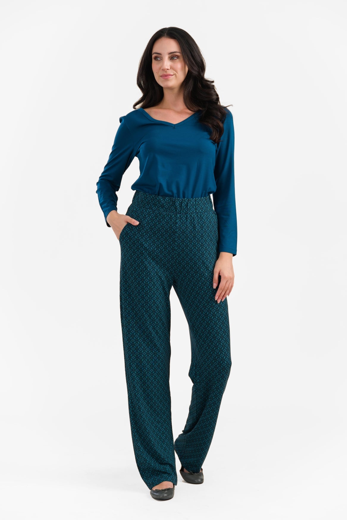 Carin Pants | Lisbon Blue