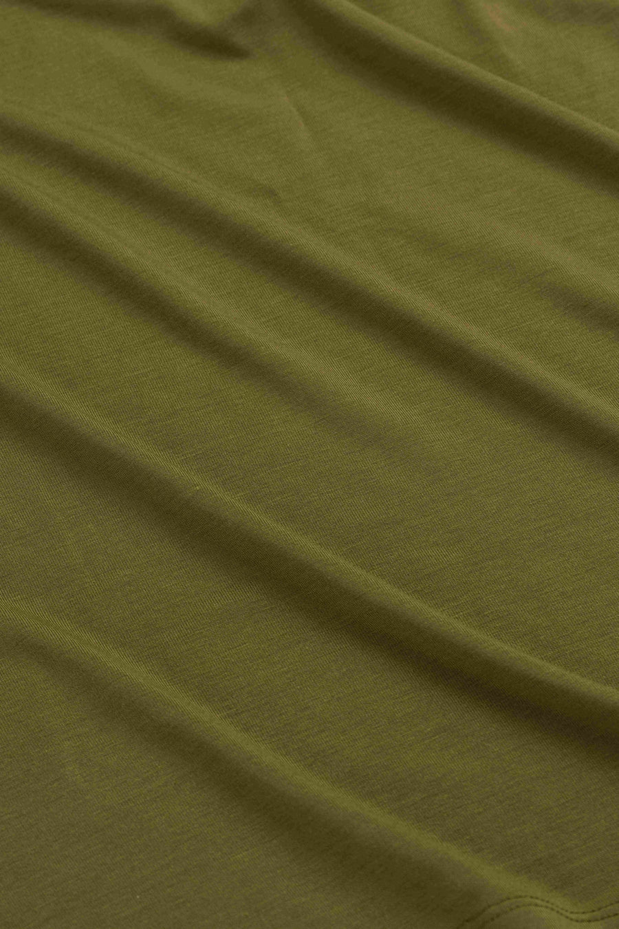 Iris Blouse Long Sleeve | Micro Plain Olive