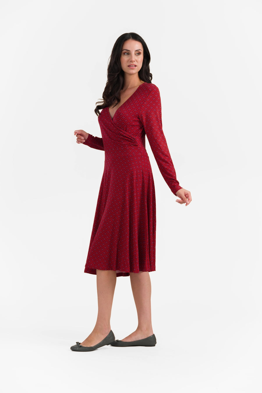 Daisy Dress | Lisbon Red