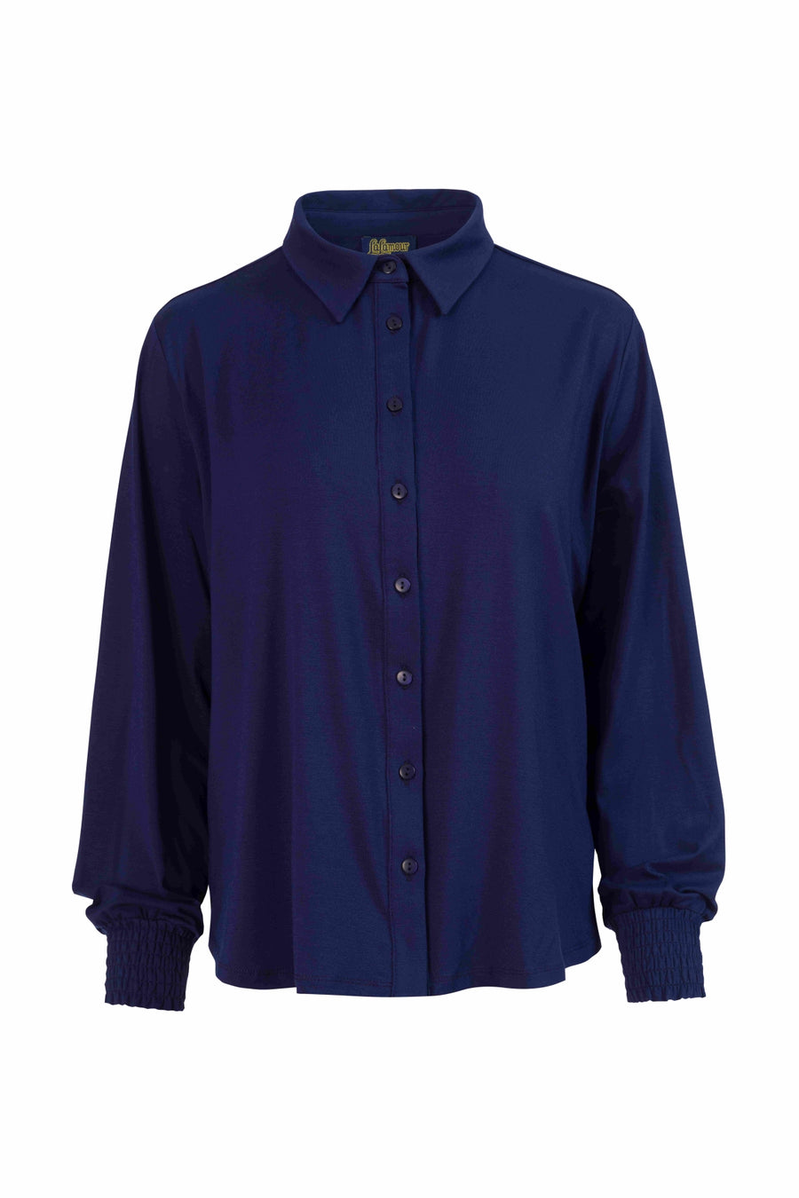 Amy Blouse | Ecovero Plain Blue