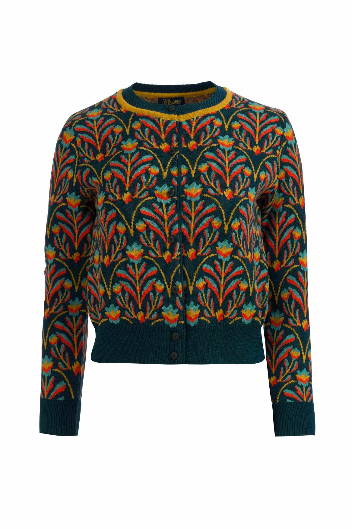 Strickjacke | Barockblume