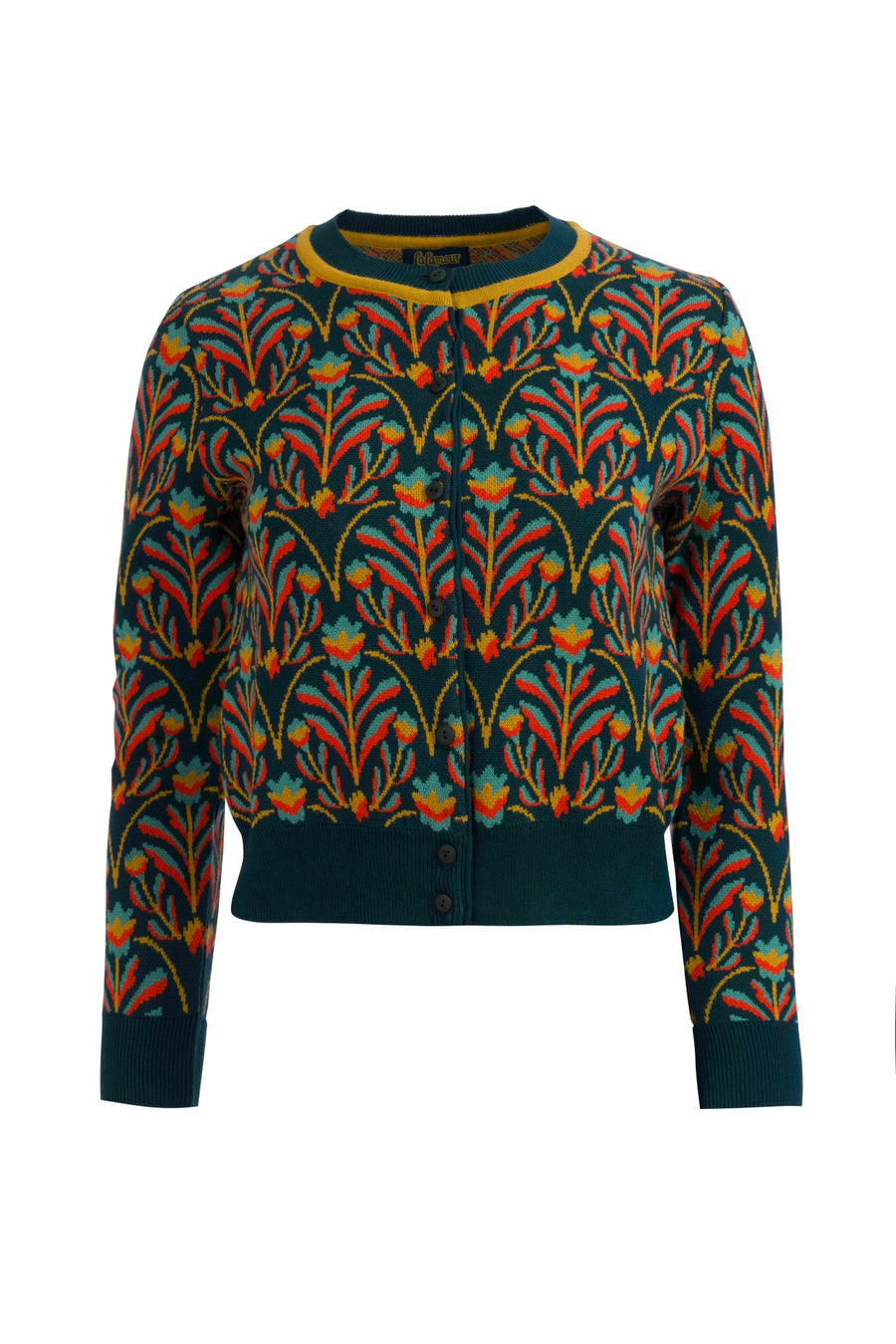 Strickjacke | Barockblume