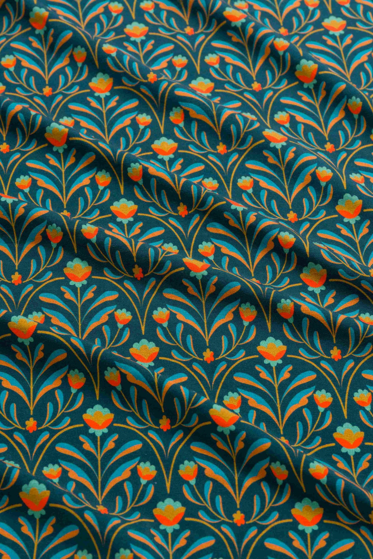 Marilyn Kleid Ls | Barockblumengrün