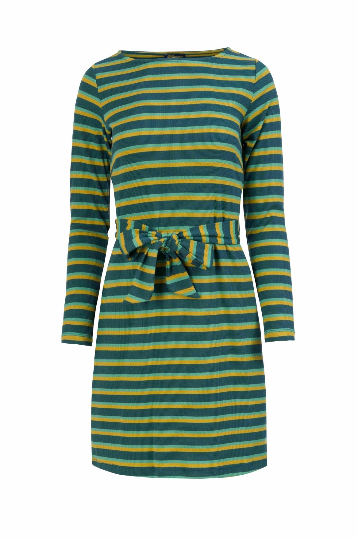 Marlies Jurk | Deep Teal Stripes