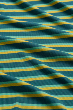 Marlies Jurk | Deep Teal Stripes